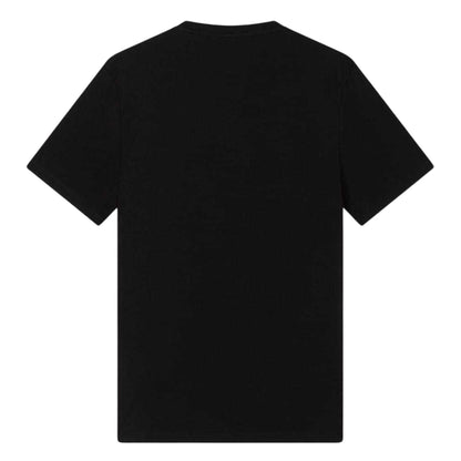Black - Back - Armani Exchange Mens Logo Embossed Regular T-Shirt