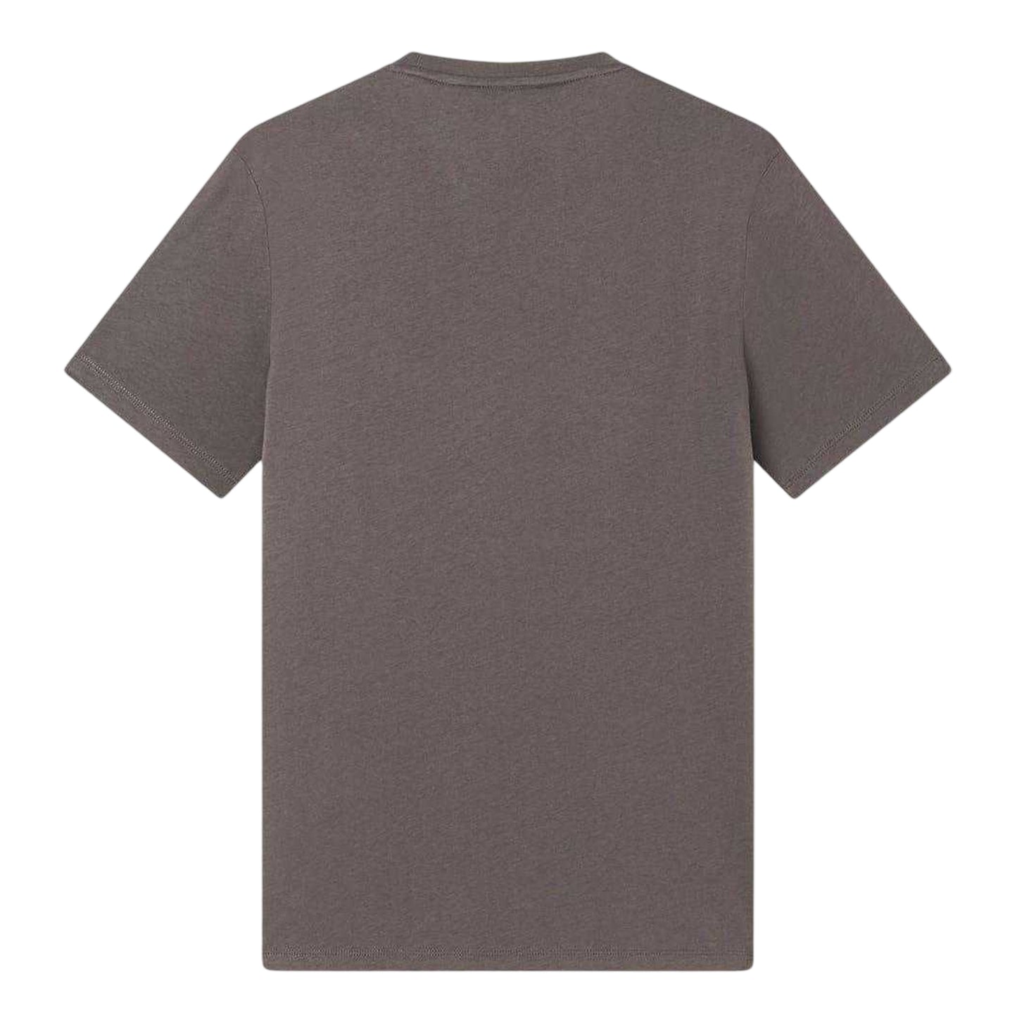 Gull Grey - Back - Armani Exchange Mens Logo Embossed Regular T-Shirt