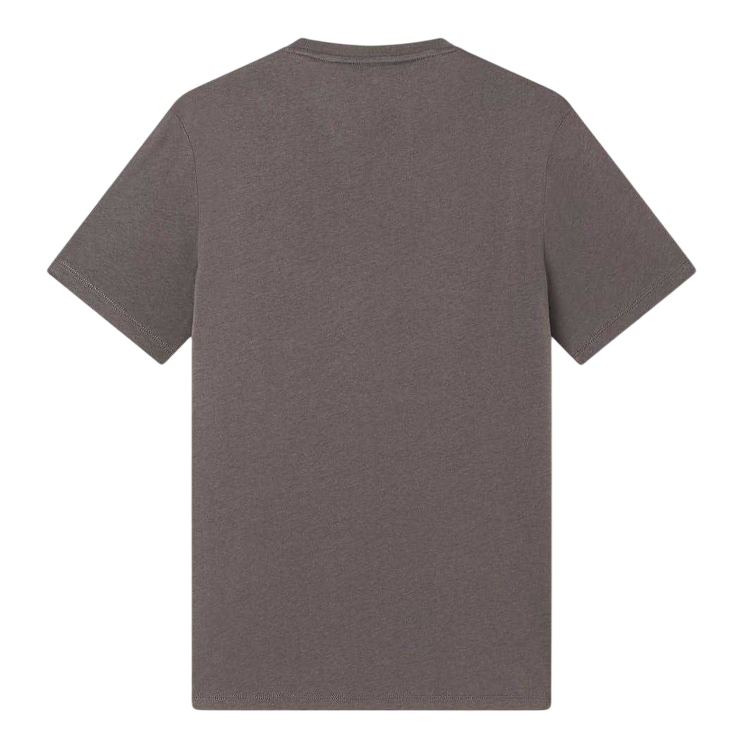 Gull Grey - Back - Armani Exchange Mens Logo Embossed Regular T-Shirt