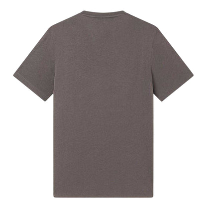 Gull Grey - Back - Armani Exchange Mens Logo Embossed Regular T-Shirt