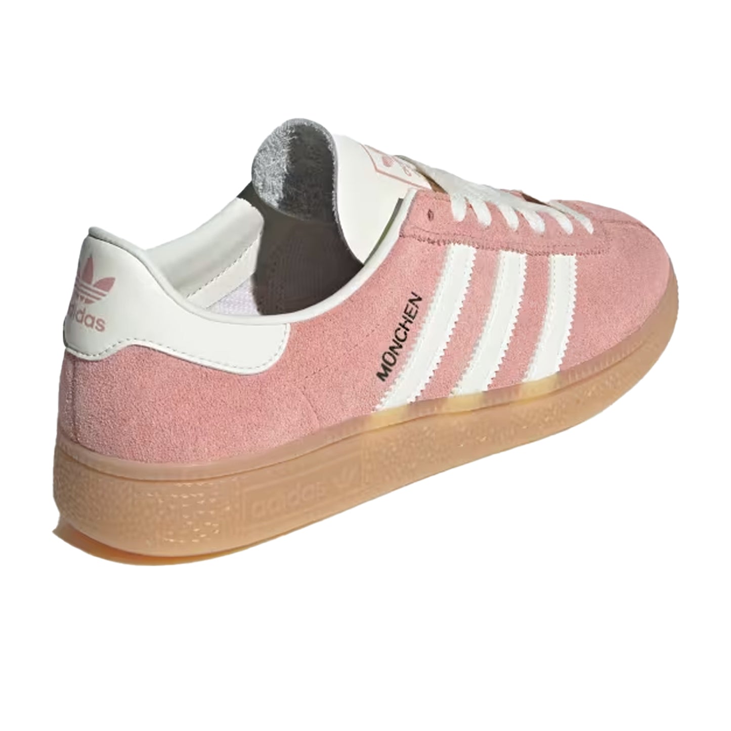 Wonder Mauve - Back - Adidas Womens-Ladies Muenchen Leather Trainers
