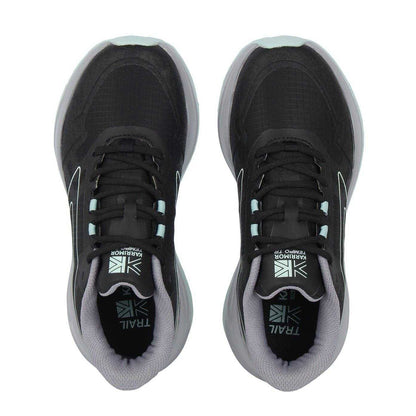 Black - Pack Shot - Karrimor Girls Tempo Trail Flat Trainers