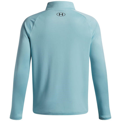 Ethereal Blue - Back - Under Armour Boys Tech 2.0 Half Zip Track Top