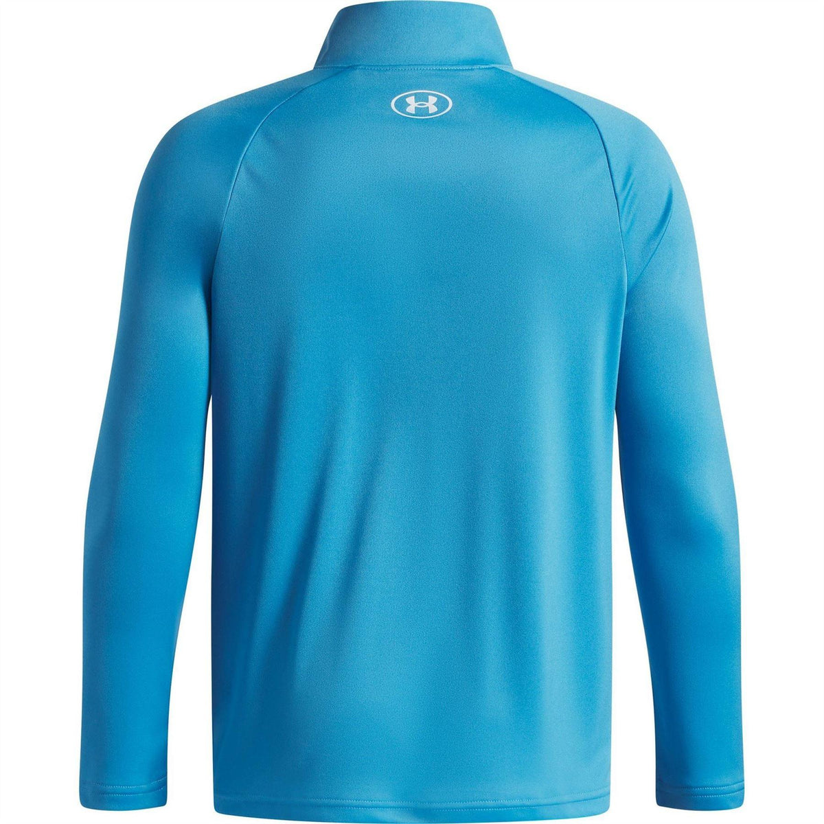 Blue - Back - Under Armour Boys Tech 2.0 Half Zip Track Top