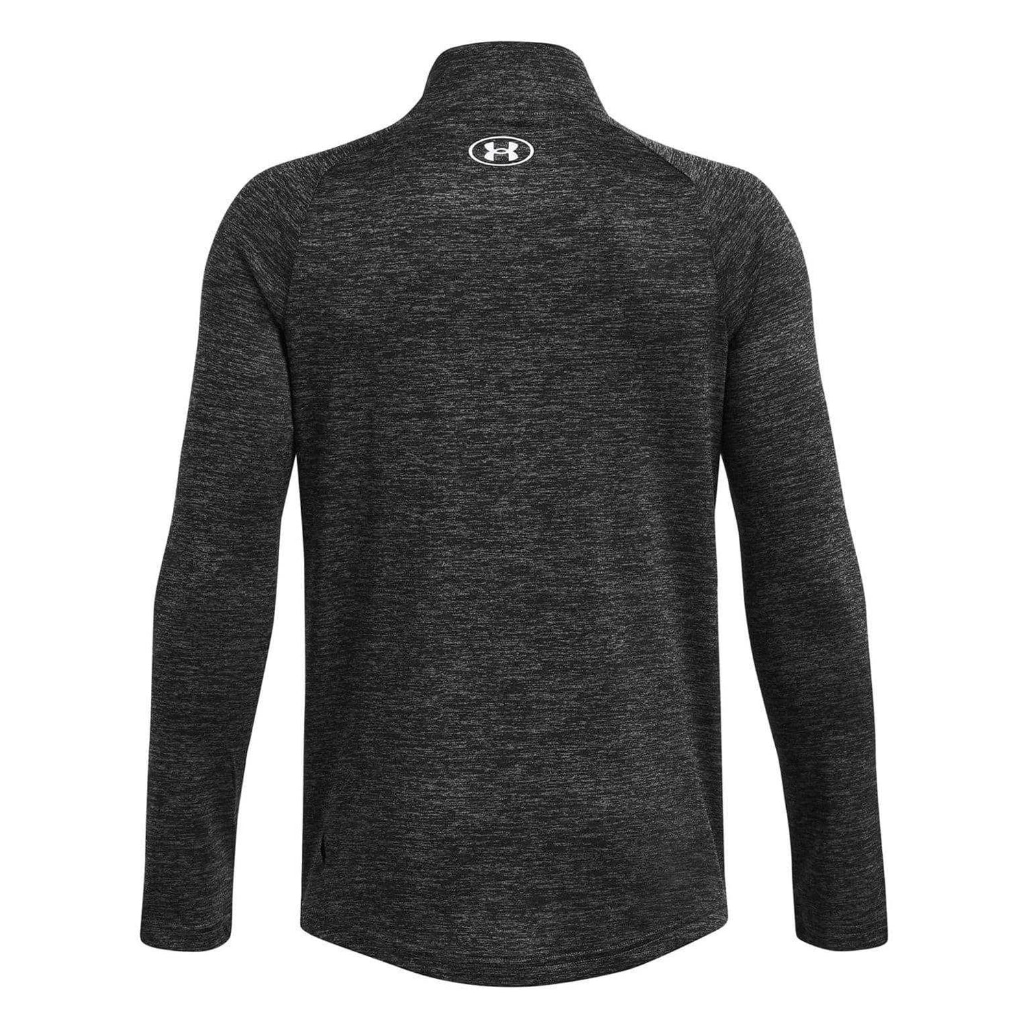Castle Rock Grey-Black - Back - Under Armour Boys Tech 2.0 Half Zip Track Top