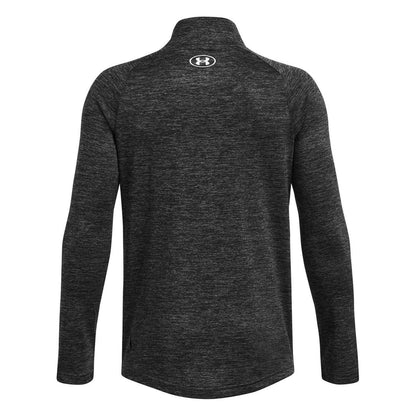 Castle Rock Grey-Black - Back - Under Armour Boys Tech 2.0 Half Zip Track Top