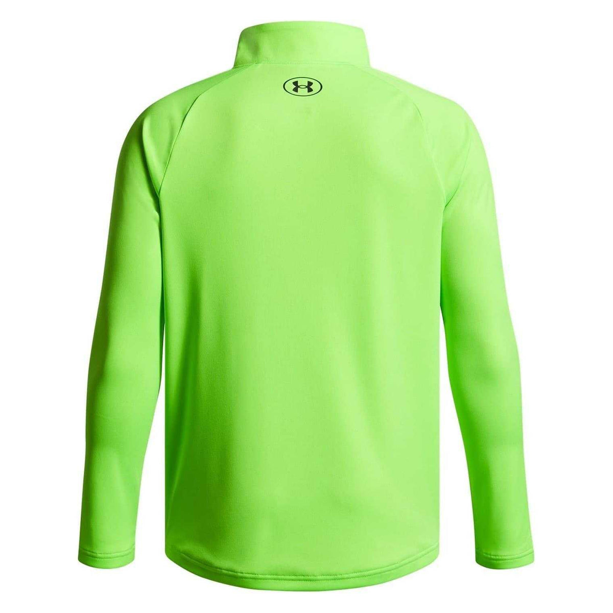 Hyper Green - Back - Under Armour Boys Tech 2.0 Half Zip Track Top