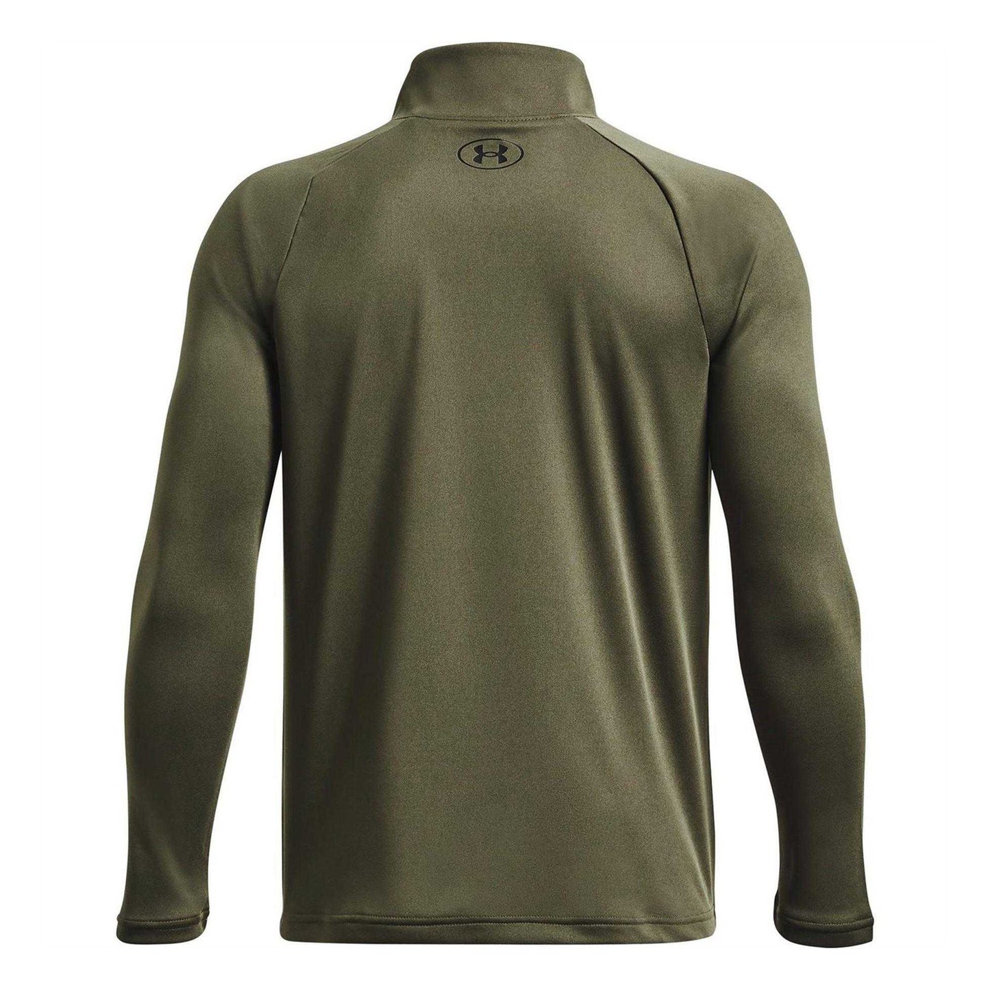 Khaki Green - Back - Under Armour Boys Tech 2.0 Half Zip Track Top