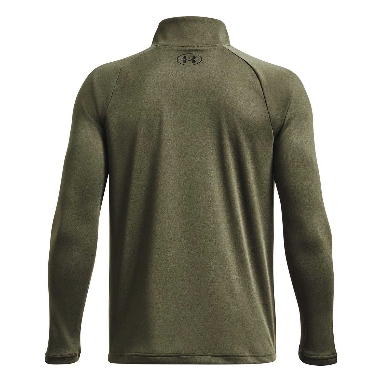 Khaki Green - Back - Under Armour Boys Tech 2.0 Half Zip Track Top