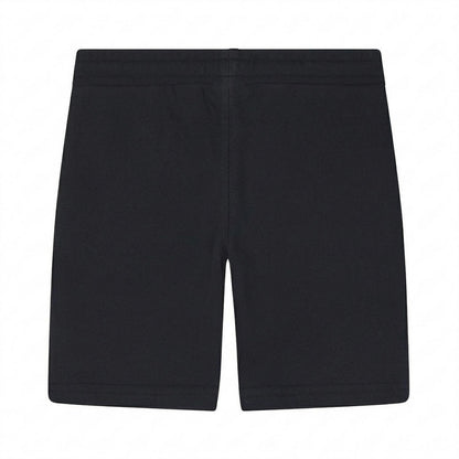 Navy - Back - Lyle & Scott Childrens-Kids Racquet Club Graphic Print Regular Sweat Shorts