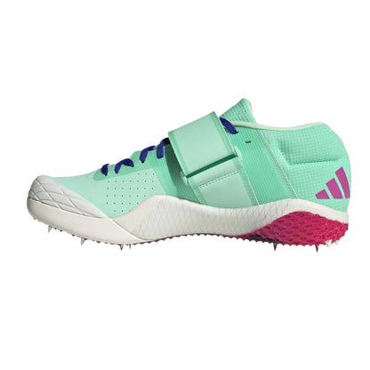 Green - Side - Adidas Mens Adizero Javelin Stripes Trainers