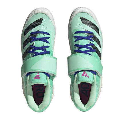 Green - Pack Shot - Adidas Mens Adizero Javelin Stripes Trainers