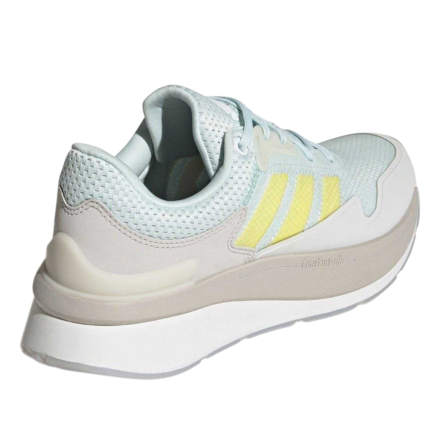 White-Blue - Back - Adidas Womens-Ladies Znchill Lightmotion 3 Stripes Trainers