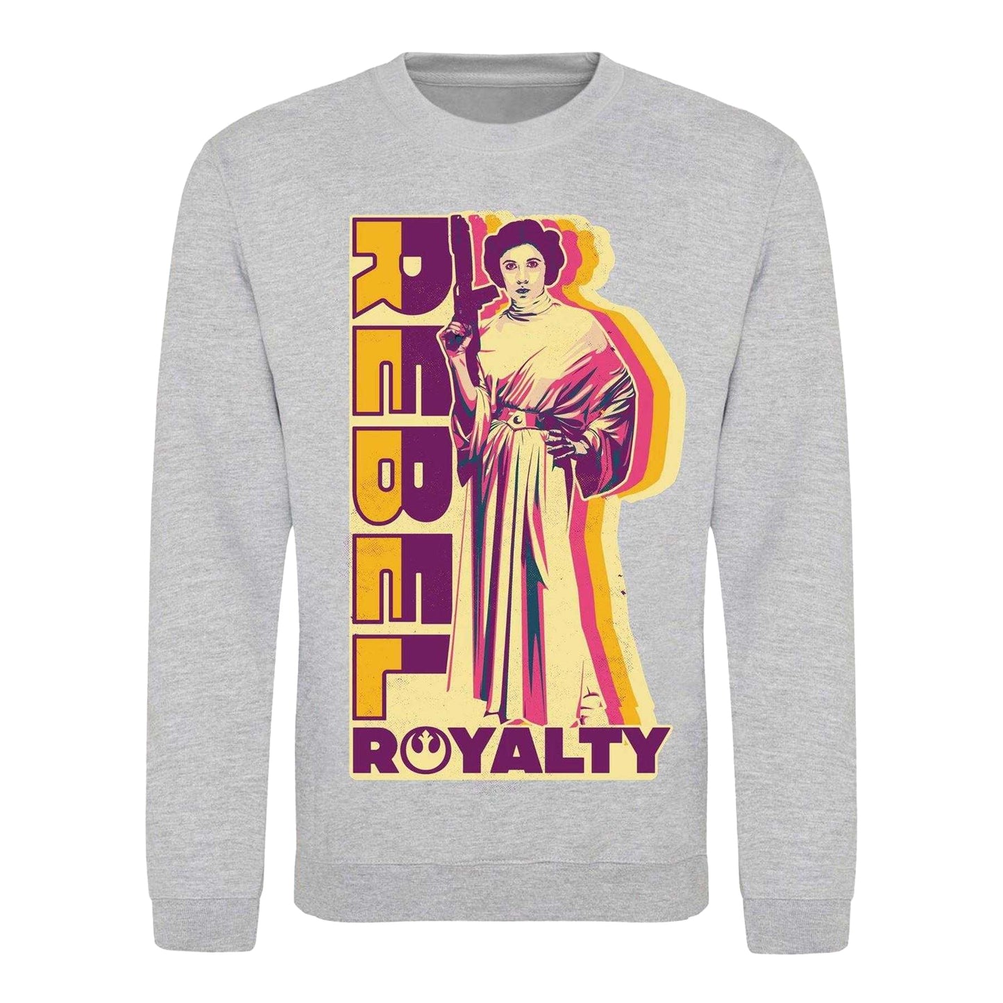 White - Front - Star Wars Unisex Adult Princess Leia Sweatshirt