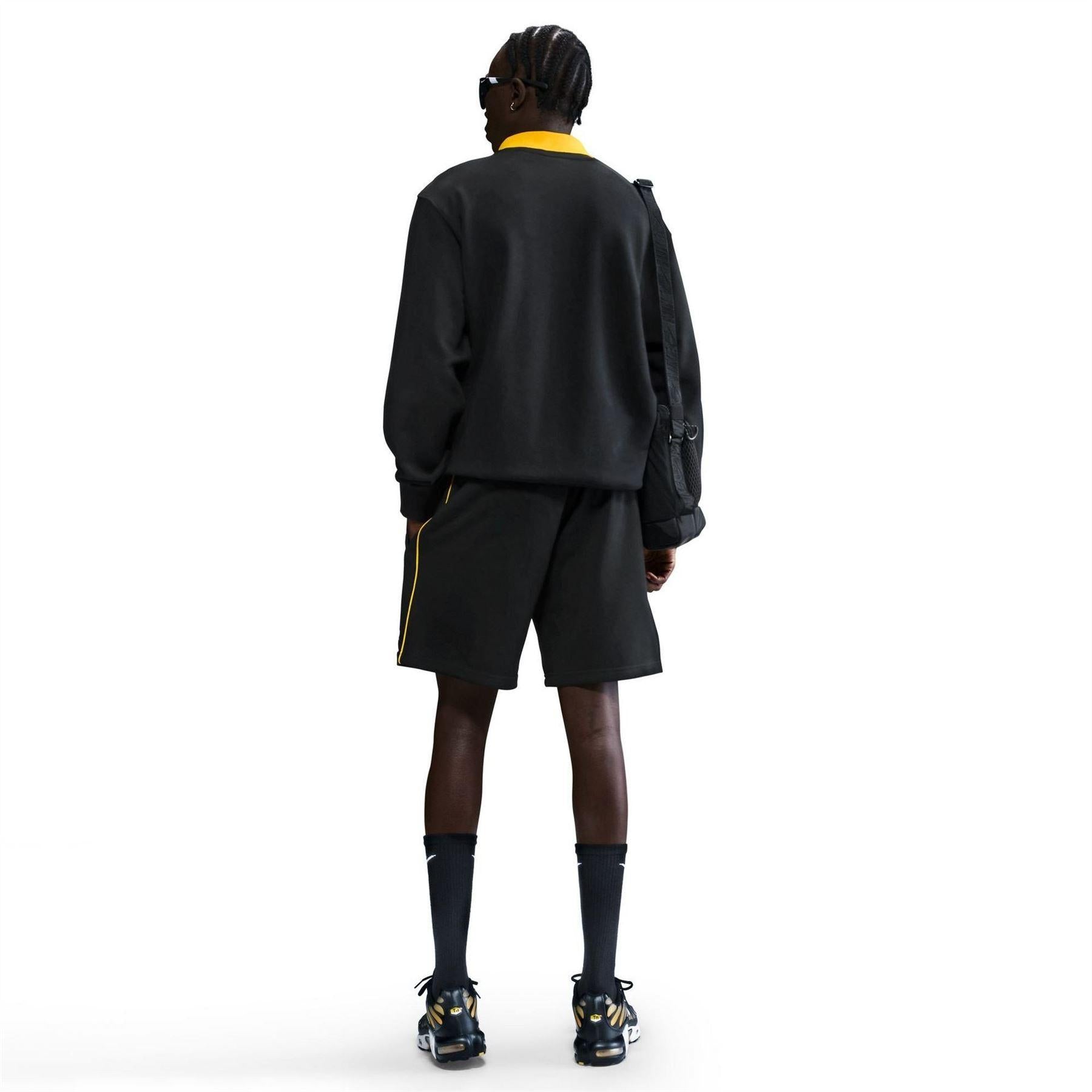Black - Lifestyle - Nike Mens Air Bermuda Sweat Shorts