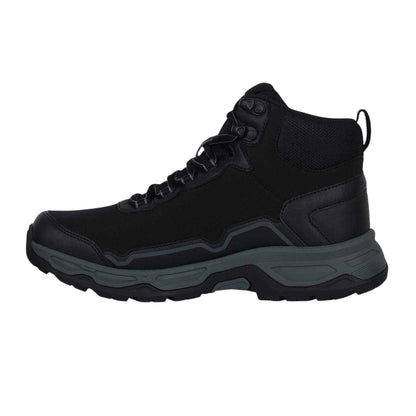 Black - Side - Gelert Childrens-Kids Softshell Mid Cut Walking Boots