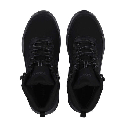 Black - Lifestyle - Gelert Childrens-Kids Softshell Mid Cut Walking Boots