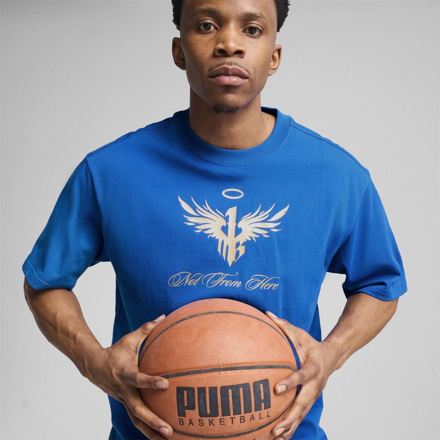 Team Royal Blue - Side - Puma Mens LaMelo Ball Oversized Basketball T-Shirt