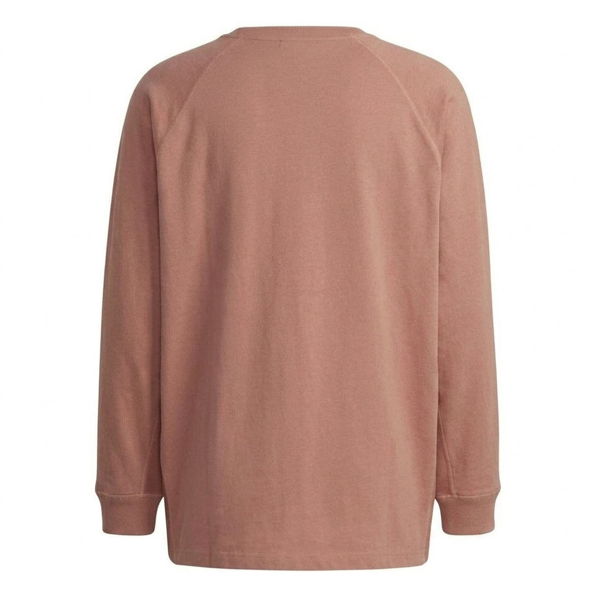 Pink - Back - Adidas Mens Jersey Crew Neck Raglan T-Shirt