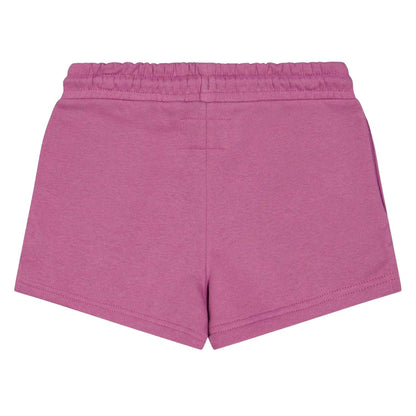 Mulberry - Back - Jack Wills Childrens-Kids Fleece Relaxed Fit Shorts