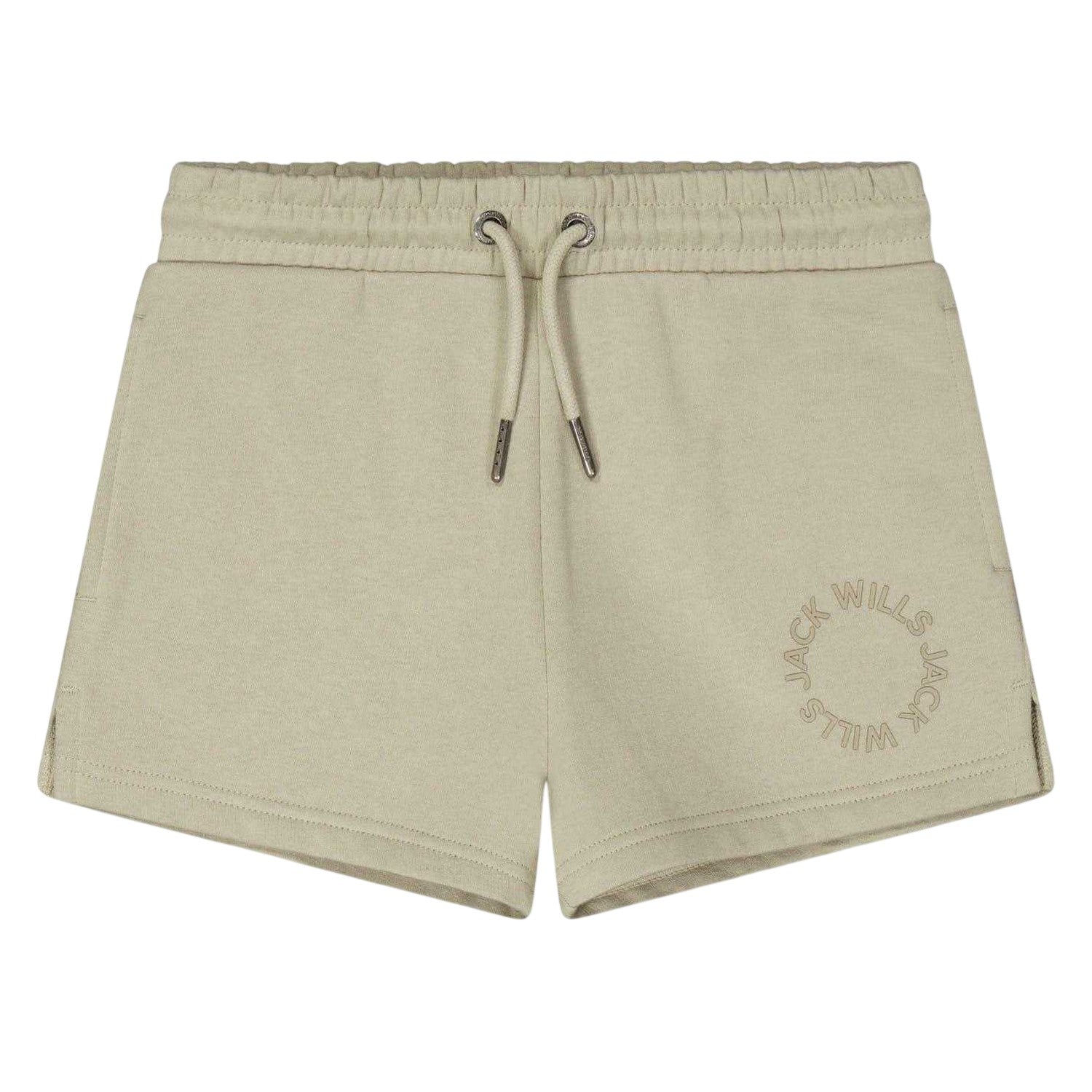 Willow - Front - Jack Wills Childrens-Kids Fleece Relaxed Fit Shorts
