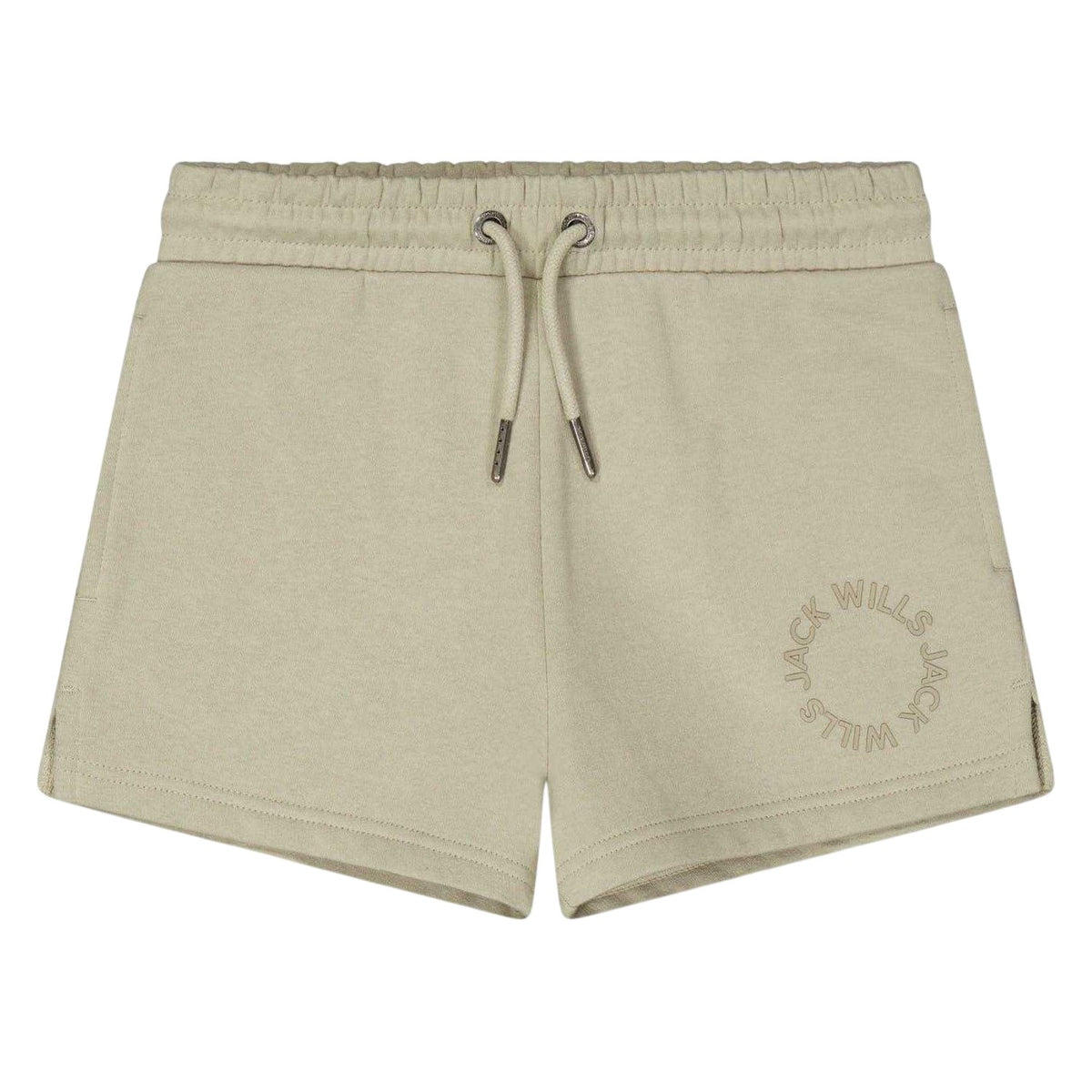 Willow - Front - Jack Wills Childrens-Kids Fleece Relaxed Fit Shorts