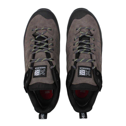 Charcoal-Lime - Lifestyle - Karrimor Mens Hot Route Suede Walking Shoes