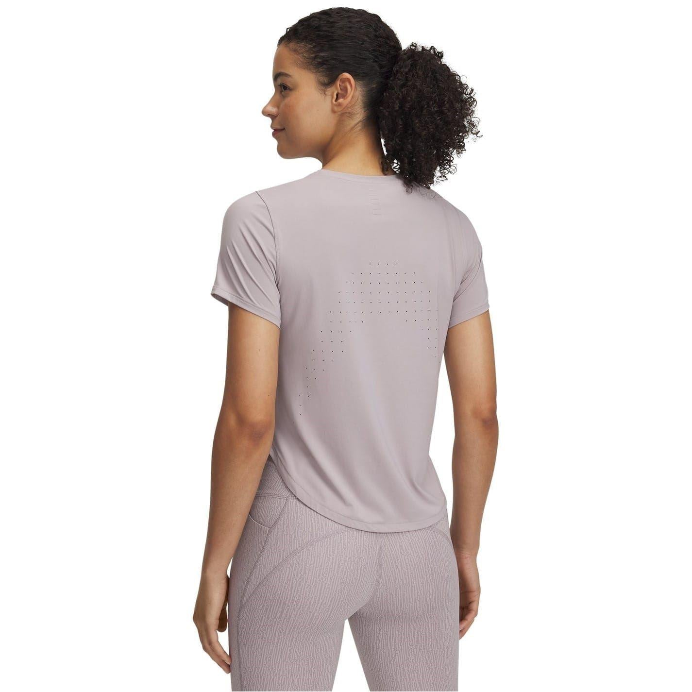 Frost Gray - Back - Under Armour Womens-Ladies Launch Elite Short-Sleeved T-Shirt