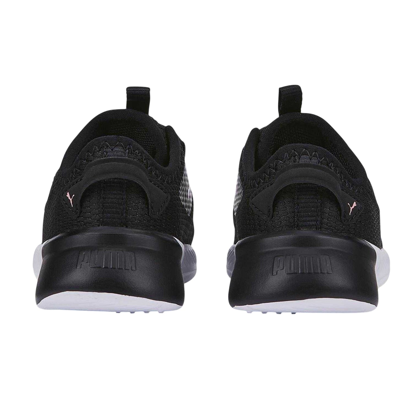 Black-Pink - Back - Puma Girls Retaliate 2 Logo Trainers