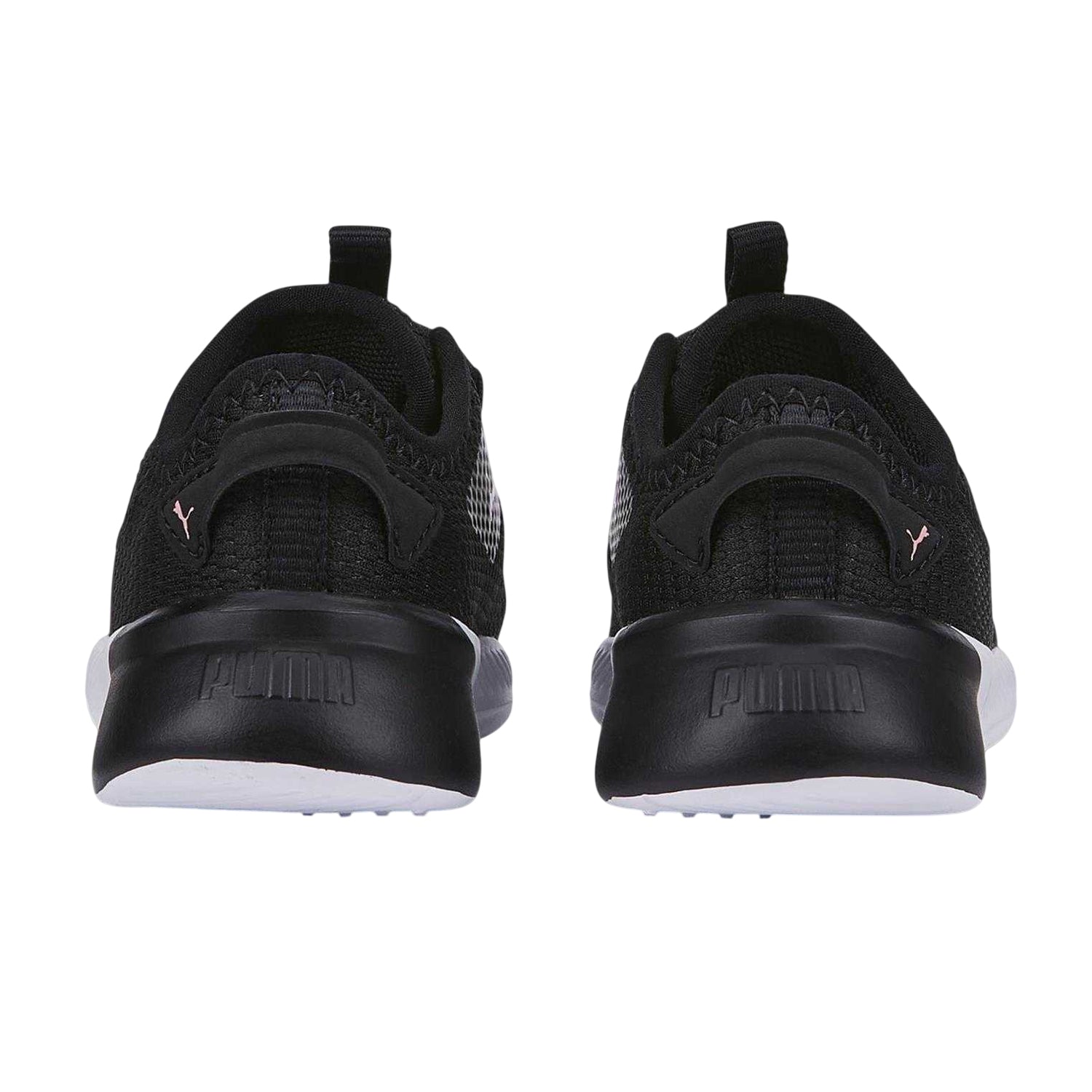 Black-Pink - Back - Puma Girls Retaliate 2 Logo Trainers