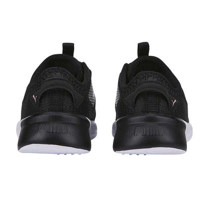 Black-Pink - Back - Puma Girls Retaliate 2 Logo Trainers