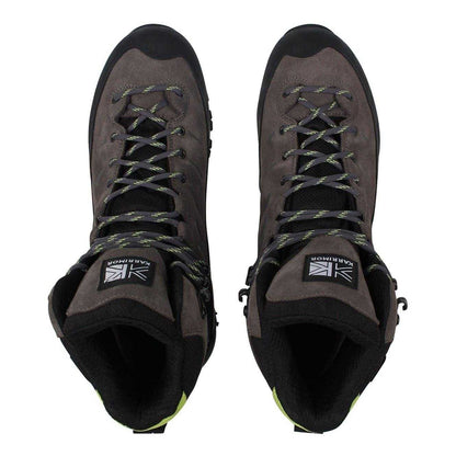 Charcoal-Lime - Lifestyle - Karrimor Mens Hot Route Leather Waterproof Walking Boots