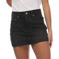 Black - Front - Levis Womens-Ladies Icon Skirt