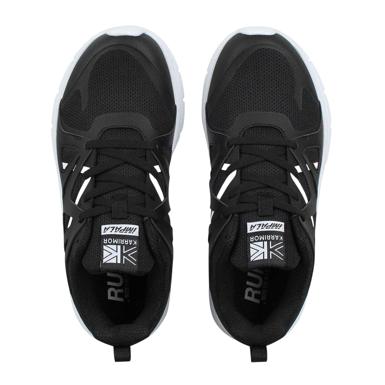 Black-White - Lifestyle - Karrimor Mens Impala Trainers