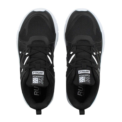 Black-White - Lifestyle - Karrimor Mens Impala Trainers