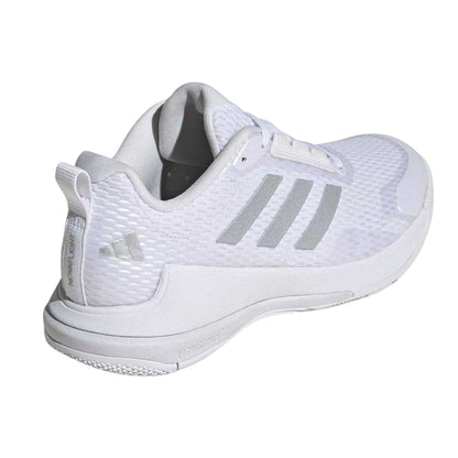 White - Back - Adidas Womens-Ladies Novaflight 2 Indoor Court Trainers