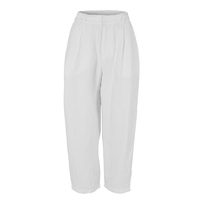 White - Front - Bella Dahl Womens-Ladies Wide Leg Trousers