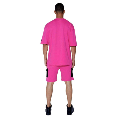 Pink - Lifestyle - Hype Unisex Adult Contrast Cargo Shorts