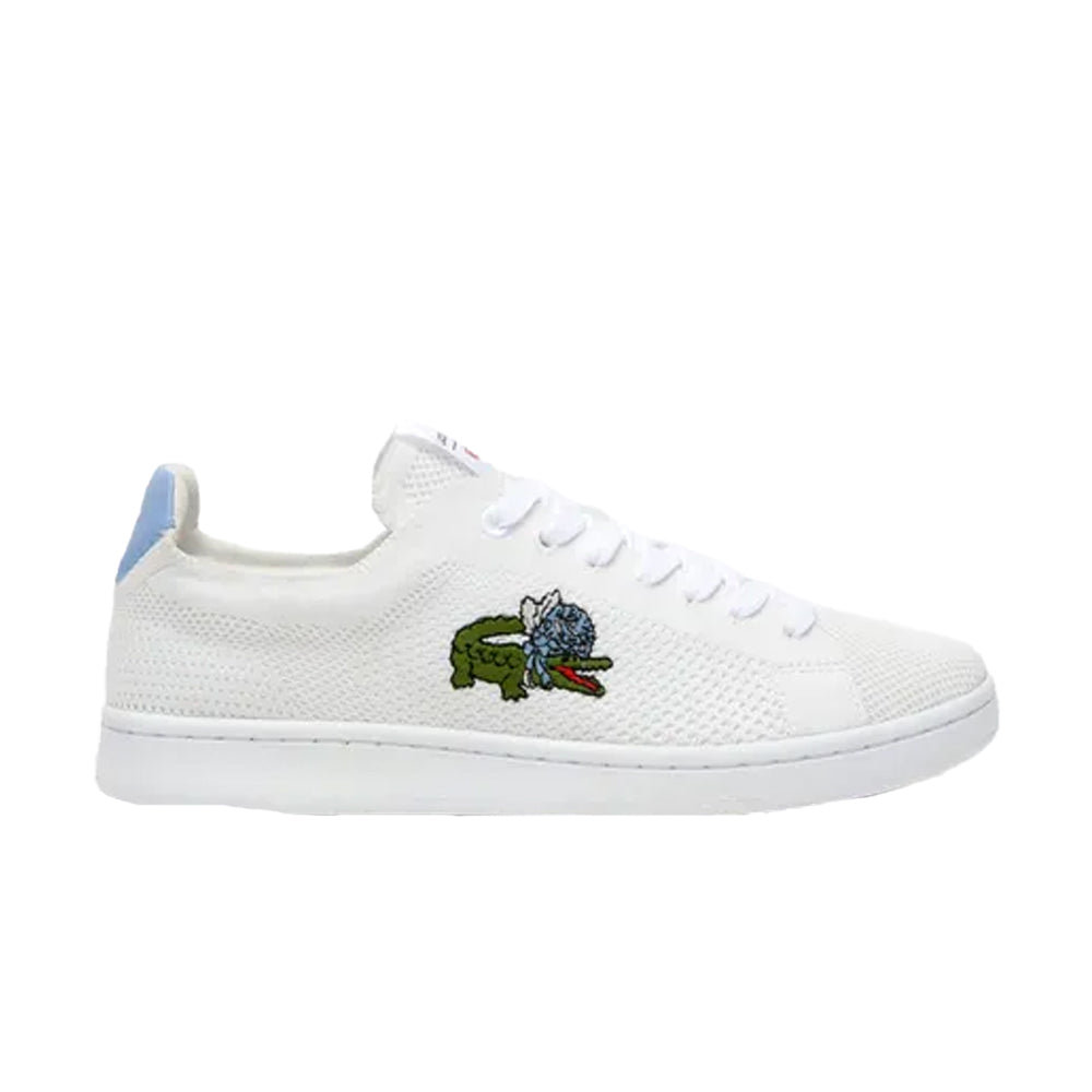 Blue - Back - Lacoste Womens-Ladies Carnaby Trainers