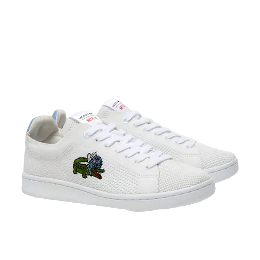 Blue - Front - Lacoste Womens-Ladies Carnaby Trainers