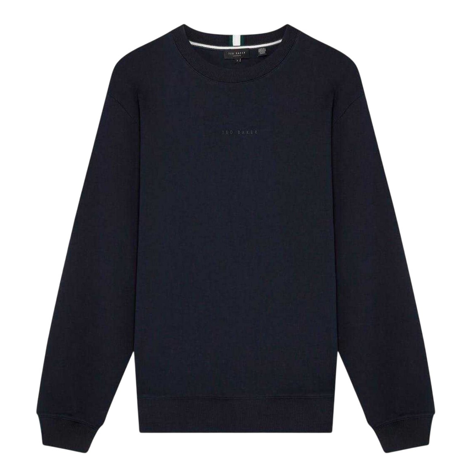 Navy - Front - Ted Baker Mens Crew Neck Sweatshirt