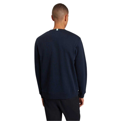 Navy - Pack Shot - Ted Baker Mens Crew Neck Sweatshirt