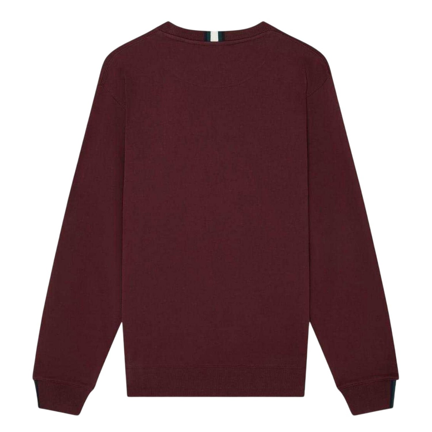 Oxblood - Back - Ted Baker Mens Crew Neck Sweatshirt
