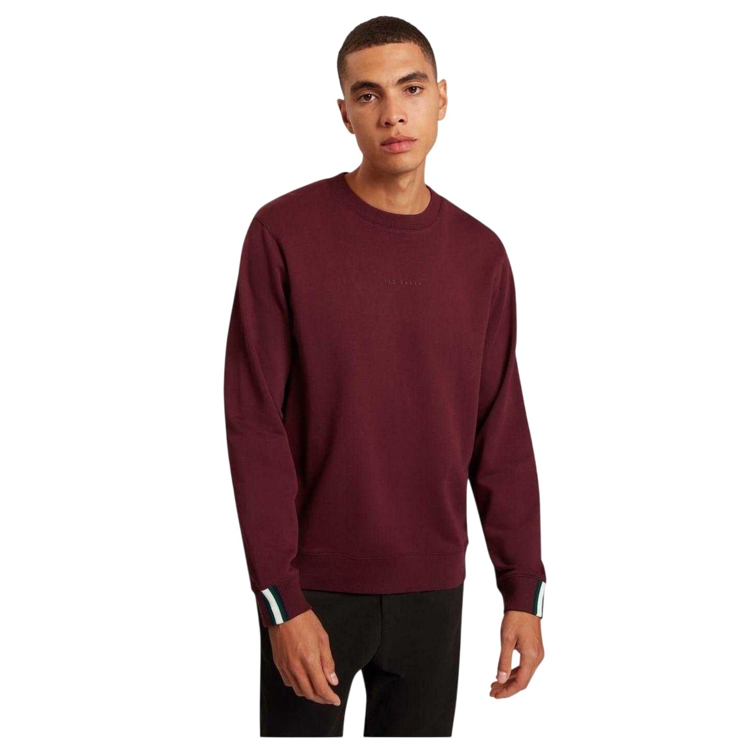 Oxblood - Lifestyle - Ted Baker Mens Crew Neck Sweatshirt