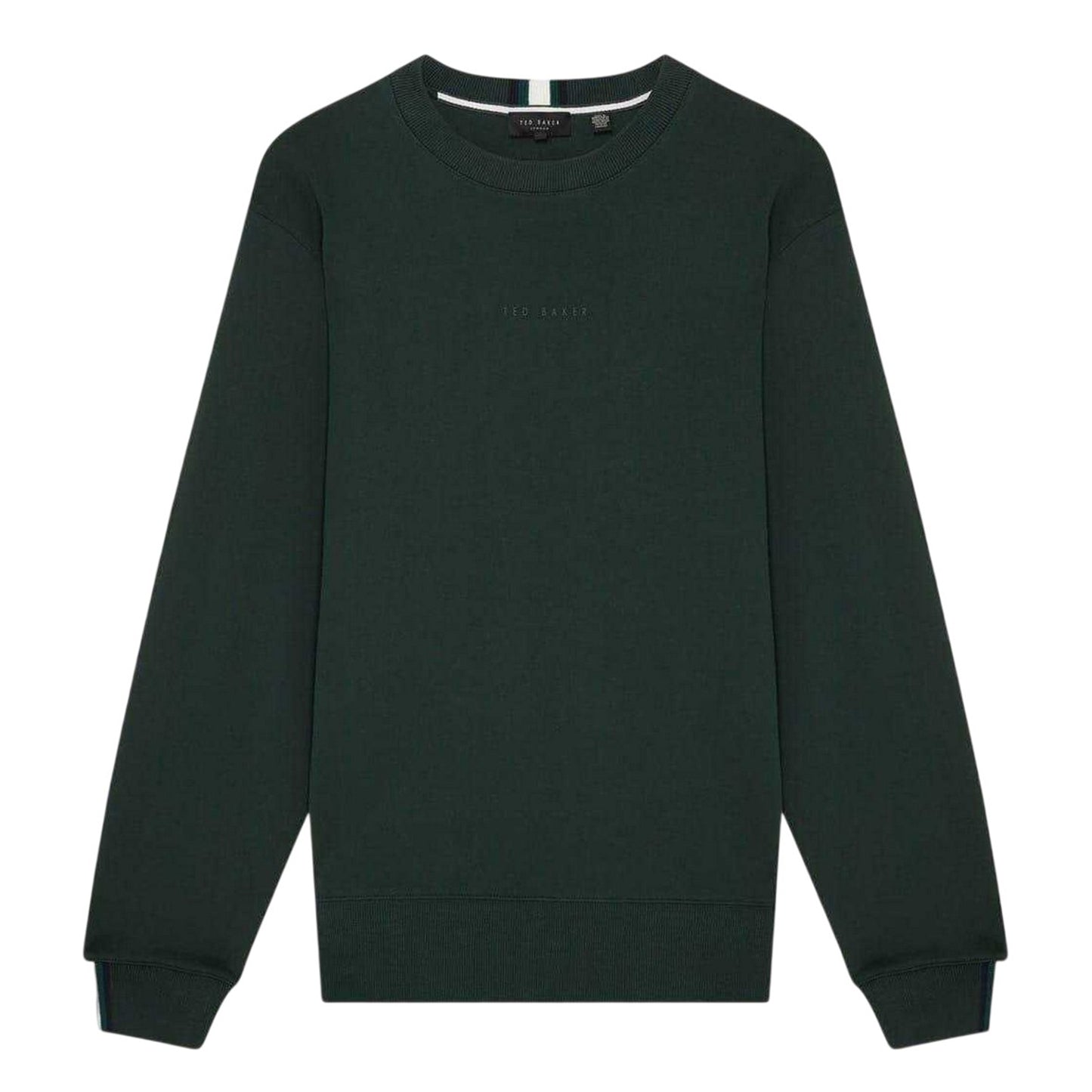 Green - Front - Ted Baker Mens Crew Neck Sweatshirt