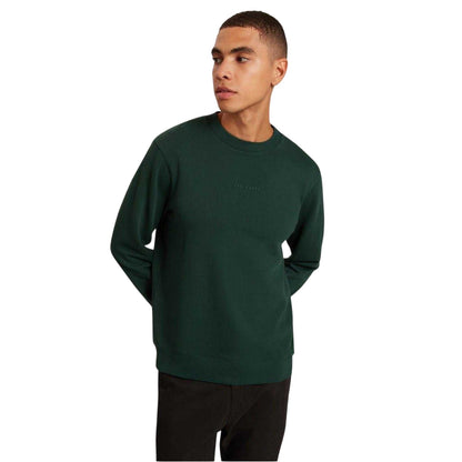 Green - Lifestyle - Ted Baker Mens Crew Neck Sweatshirt