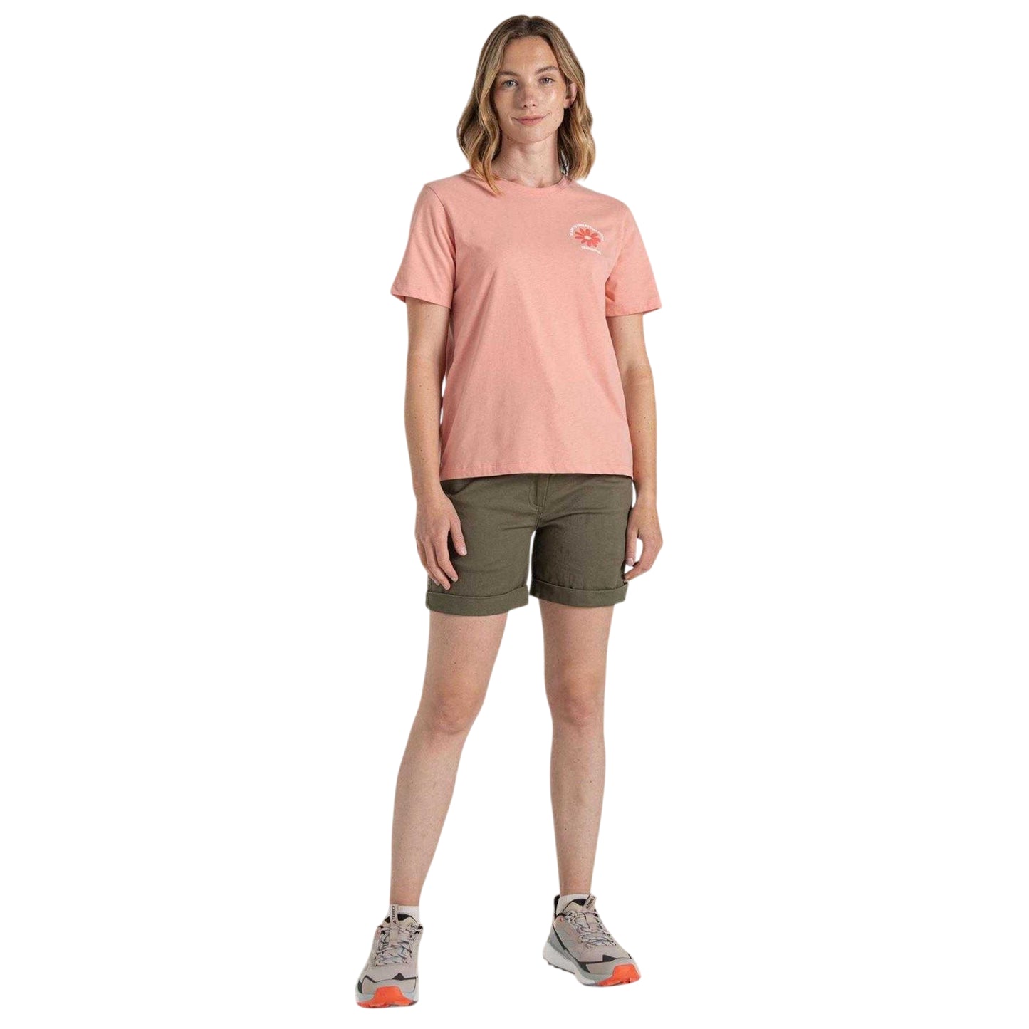 Sunset Haze - Side - Craghoppers Womens-Ladies Malibo Daisy Performance T-Shirt