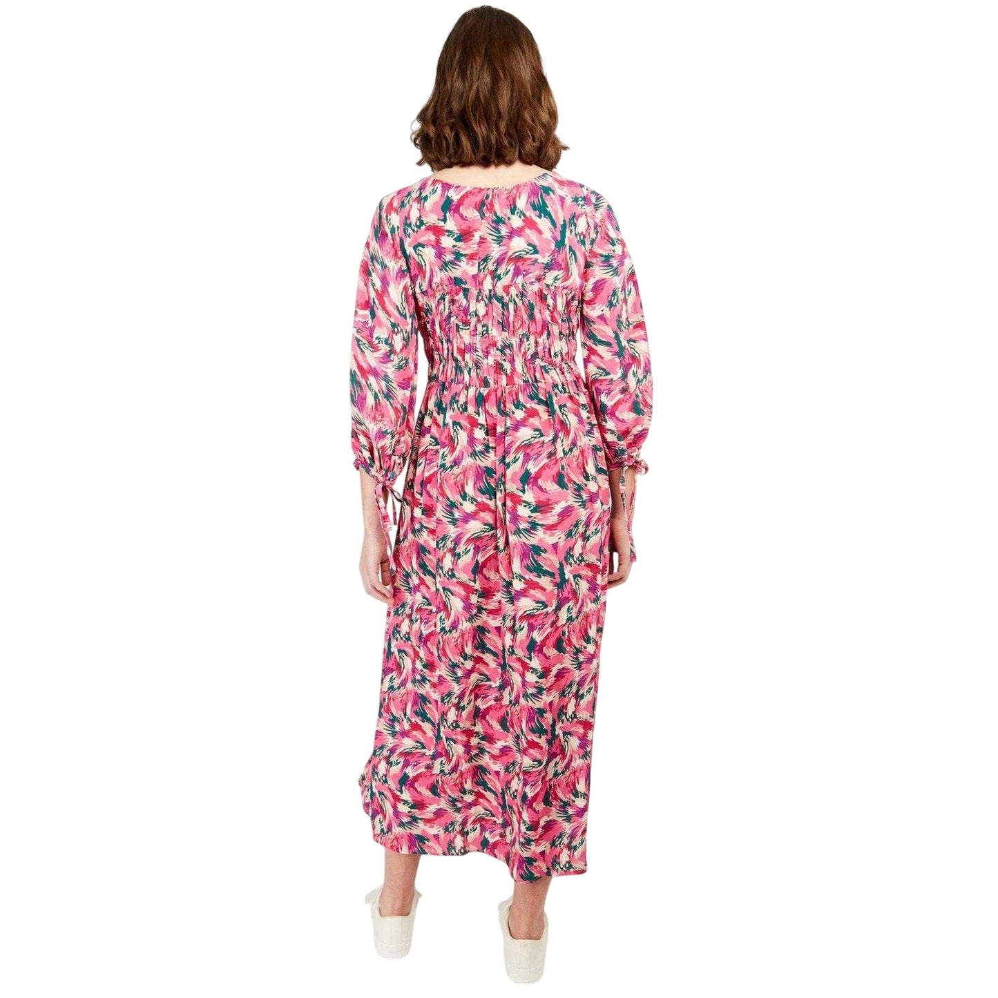 Multicoloured - Back - Little Mistress Womens-Ladies Floral Maxi Dress
