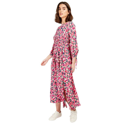 Multicoloured - Front - Little Mistress Womens-Ladies Floral Maxi Dress