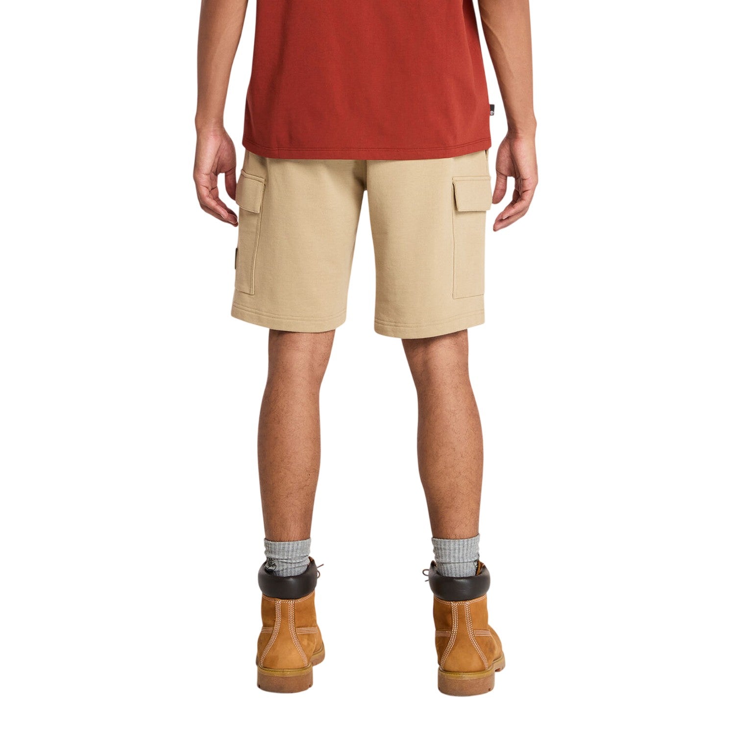 Lemon-Pepper - Back - Timberland Mens Woven Cargo Shorts
